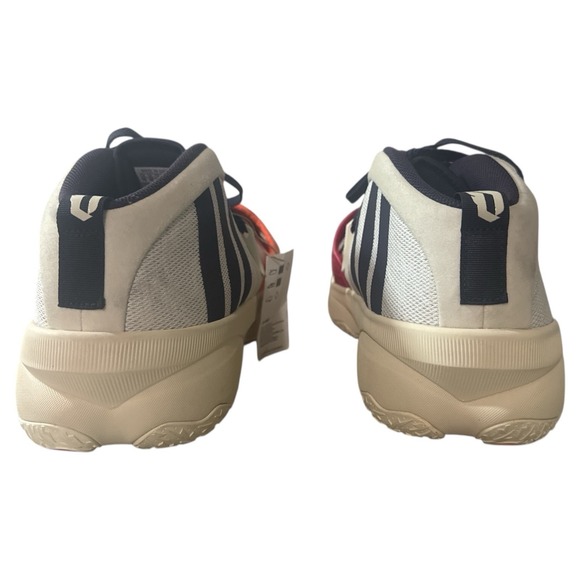 Adidas Mens Size 19 Dame 8 EXTPLY Red Orange Basketball Sneakers Shoes - Picture 4 of 7